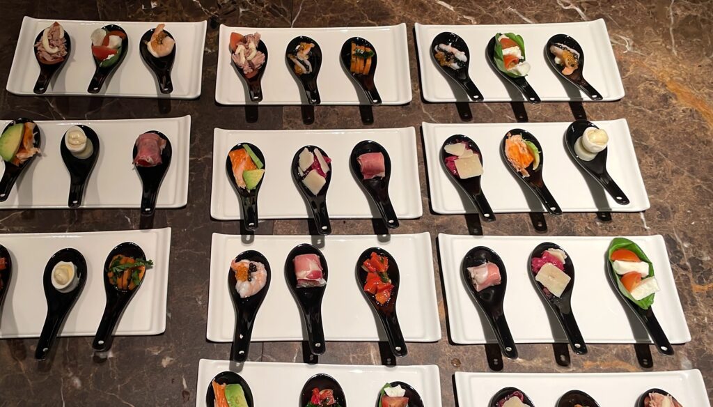 Amuse lepels bij Buiten Gewoon Koken